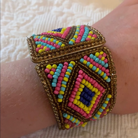 Colorful boho bangle - Picture 1 of 4